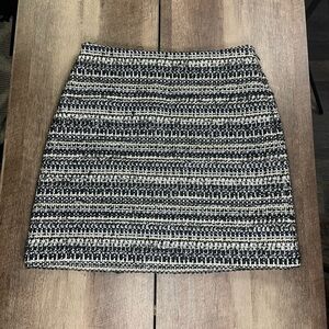 LOFT Women’s Petite 4 Tweed Metallic Skirt